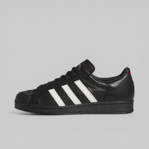 Adidas: X Willy Chavarria Superstar - Black/White/Red