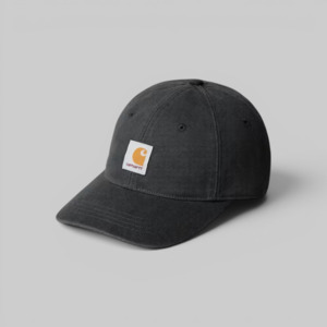 Canvas Cap - Black Stone Washed