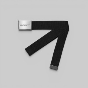 Clip Belt Chrome - Black