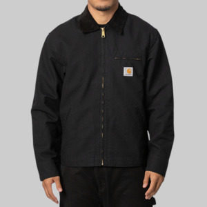 Detroit Jacket - Black/Black Rinsed