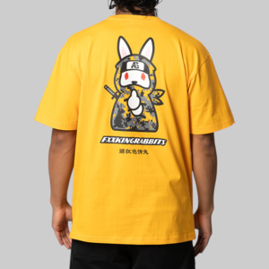 Ninja-Rabbit T-Shirt - Yellow