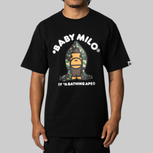 ABC Camo Milo Hoodie T-Shirt - Black/Green