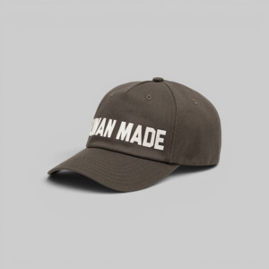 Human Made: 5 Panel Twill Cap - Charcoal