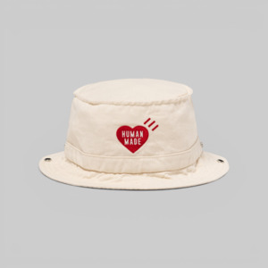 Human Made: Bucket Hat - White
