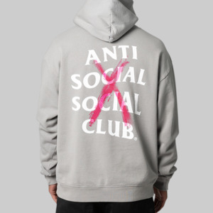 Outlet: Cancelled Paint Hoodie - Grey