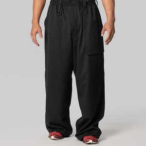 Wool Wide Pant - Black