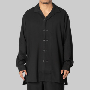 Y 3: Wool Adaptive Overshirt - Black