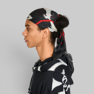 X CHITO Graphic Bandana - Black