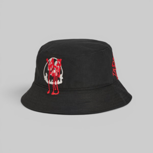 X CHITO Graphic Bucket Hat - Black
