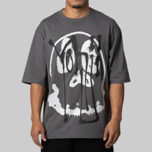 Y 3: X CHITO Skull Graphic T-Shirt - Grey