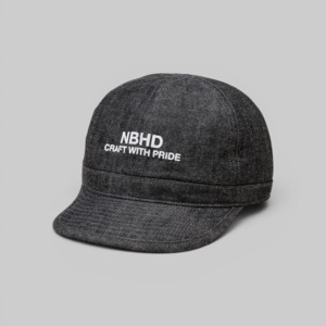 Neighborhood: Denim Utility Cap - Black