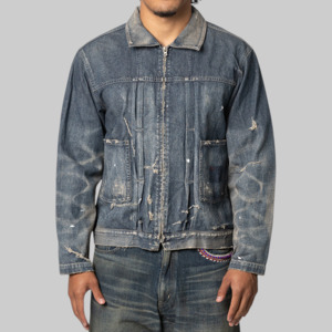 Neighborhood: Savage LW Denim Zip Jacket - Indigo
