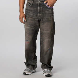 Savage Denim DP Wide Pant - Black