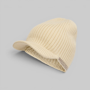 Y-3 by Wales Bonner Beanie Cap - Cream White