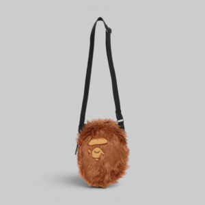 Ape Head Shoulder Bag - Brown