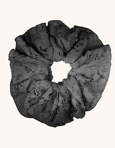 Scrunchie: Rachelle Black Lace Scrunchie