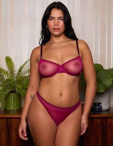 Edith Clean Tulle Underwire Bra