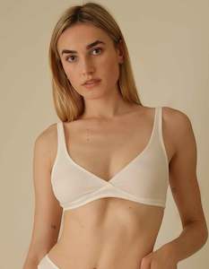 Bralettes: Lucia Bralette Antique White