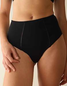 The Great Eros: Lucia Hi Waist Bikini Black
