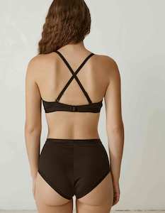 The Great Eros: Lugano Hi Waist Bikini Black