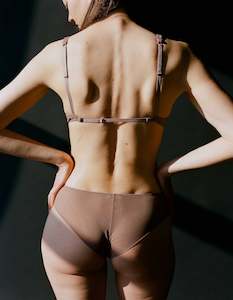 Translucent Bra Marron Glacé