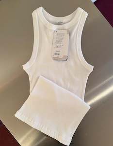 All: Cotton Americana Tank White