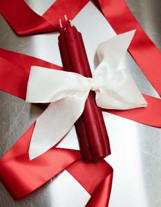 240mm Taper Candle Trio Cherry