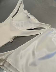 Silk Rib Tank Ivory