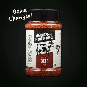 Sauce Rubs: AVAILABLE NOW! Under the Hood BBQ Girthy Beef Rub