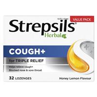 Medication: STREPSILS Loz Herb Cough Hny Lmn 32s