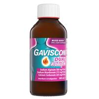 Medication: GAVISCON Liquid DA Mixed Berry 500ml