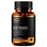 GO Healthy Vir-Defence Extra + Ester-C 60 VegeCapsules