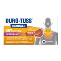Medication: Duro-tuss Herbals Dry Soothing Chest Support Blackberry & Vanilla 24 Lozenges