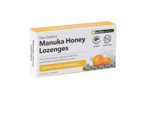 Active Nature Manuka Honey Lozenges Lemon + Vitamin C 16s