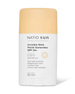 Personal Care: NATIO Invisible Stick Facial Sunscreen SPF 50+