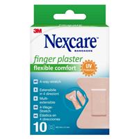 Medical Aid: Nexcare Finger Flexible Comfort Plaster 10 Pack