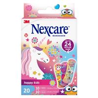 Medical Aid: Nexcare Happy Kids Magic Display Plasters Assorted 20 Pack