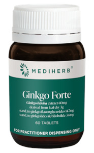 Practitioner: Mediherb Gingko Forte