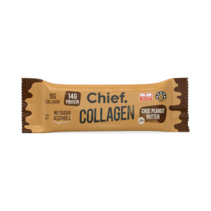 Weight Loss: CHIEF Collagen Protein Choc Peanut Butter Bar 45g