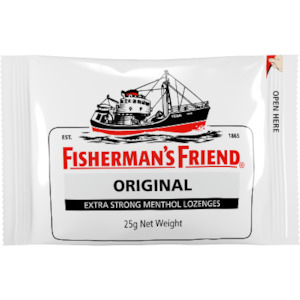 Fisherman's Friend Original Extra Strong Menthol Lozenges 25g