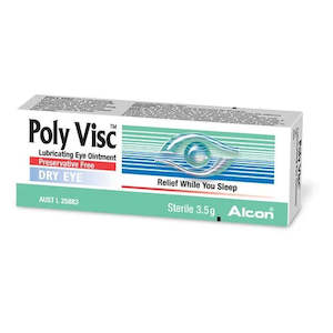 Eye Care: Alcon Poly-Visc Lubricating Eye Ointment 3.5g