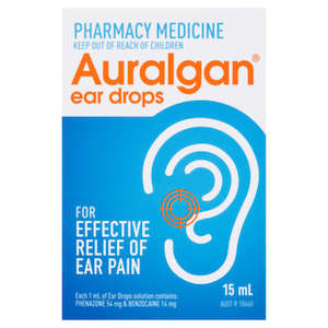 AURALGAN Ear Pain Relief Drops 15ml