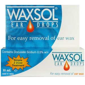 WAXSOL EAR DROPS 10ML