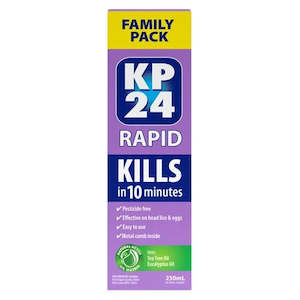 Hair Care: KP24 Rapid Lice Treatment 250ml