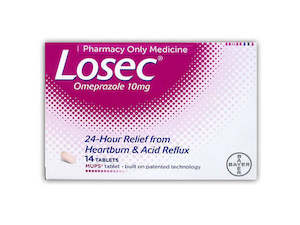 Digestive Health: Losec 10mg 14 Tablets