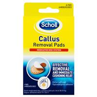 Foot Care: SCHOLL Callus Removal Pads 4pk