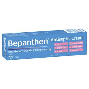 First Aid: Bepanthen Antiseptic Cream 100g