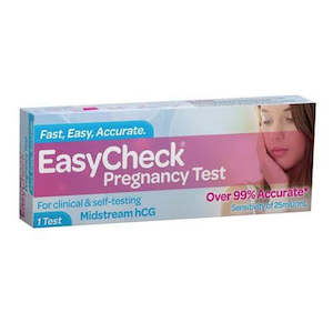 EASYCHECK Pregnancy Test 1pk Blue