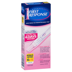 Pregnancy Kits: FIRST Response 1 Test