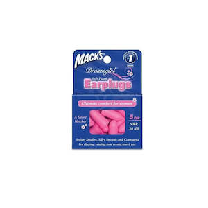 Ear Plugs: MACKS Dream Girl Snore Blocker 5 Pairs